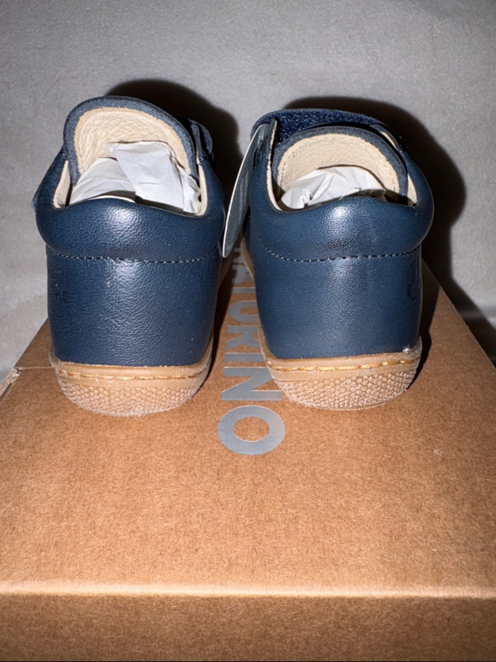NWT NATURINO COCOON VL Leather first step shoes in Navy - Picture 11 of 15